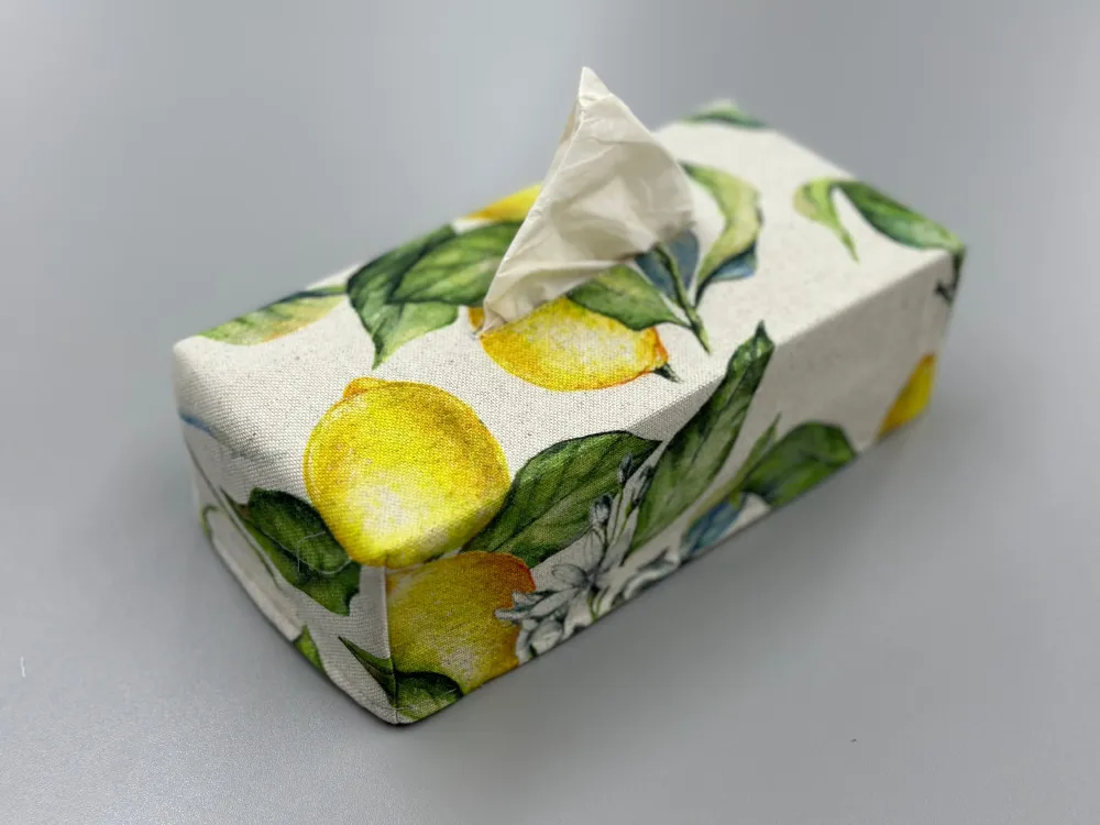 Servietboks-betræk, Lemon Hør kollektion
