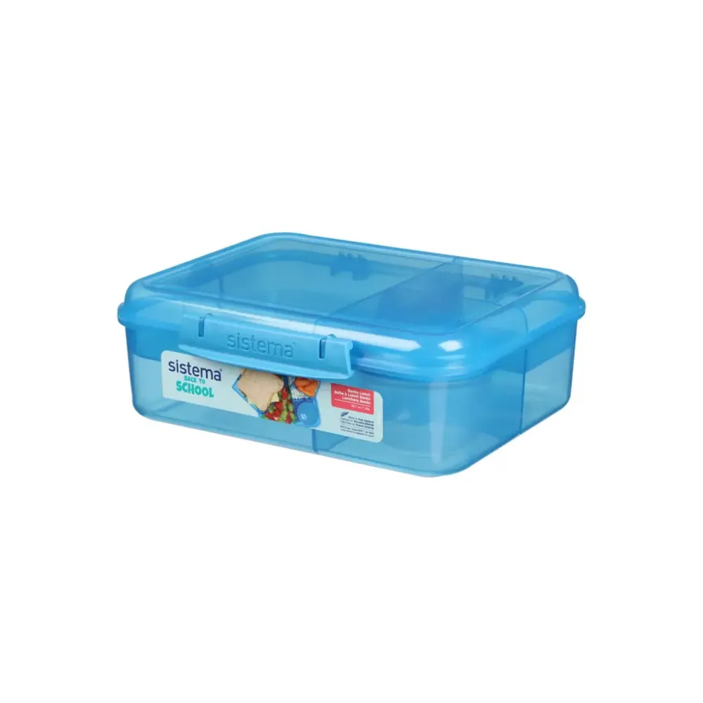 Sistema - Bento Cube Lunch Madkasse 1,65 L - Blå
