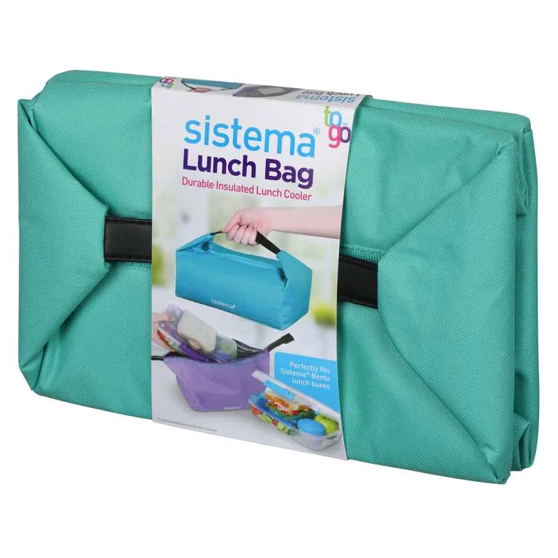 Sistema Køletaske - Bento Lunch Bag To Go - Minty Påfugl