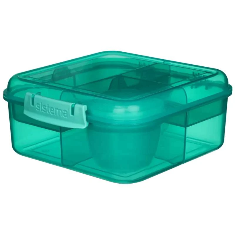 Sistema Madkasse - Bento Cube Lunch - 1.25L - Påfugl