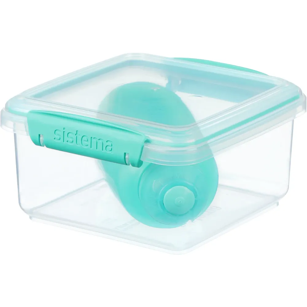 Sistema Minty Påfugl 1.2L Lunch Plus Madkasse Med Itsy Flaske 380 Ml