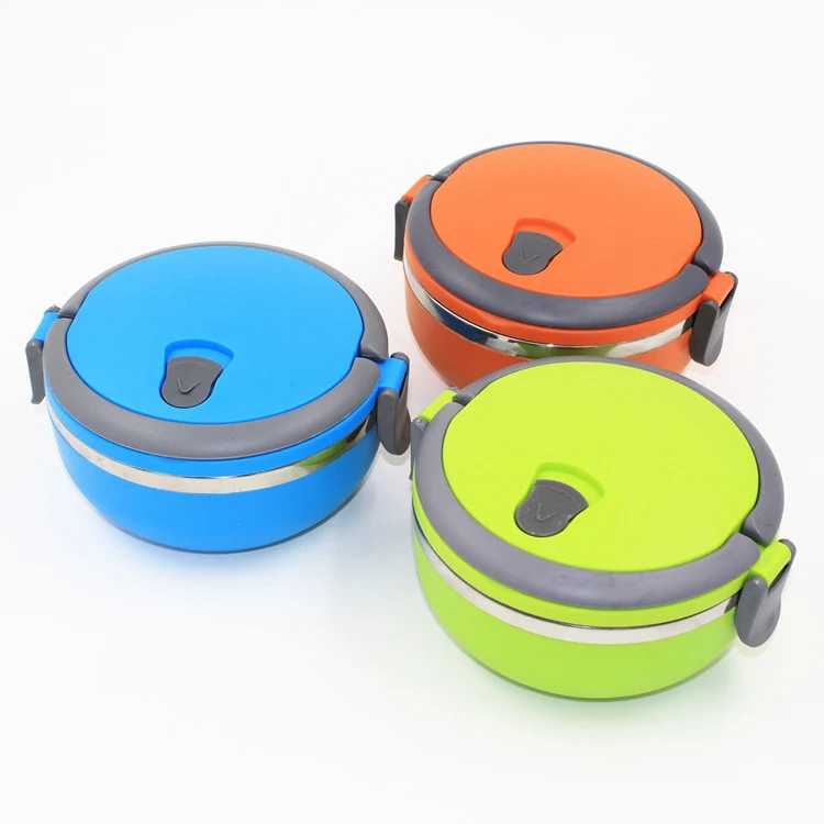 Stainless Steel Insulated Lunch Box Orange