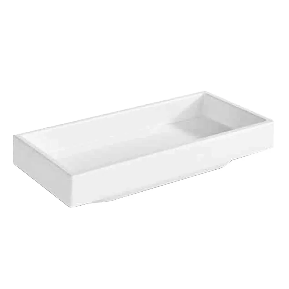 (6 stk.) Bento Box - ASIA PLUS - melamin - firkantet - snow