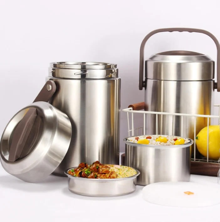 Three-Layer Stainless Steel Lunch Box
