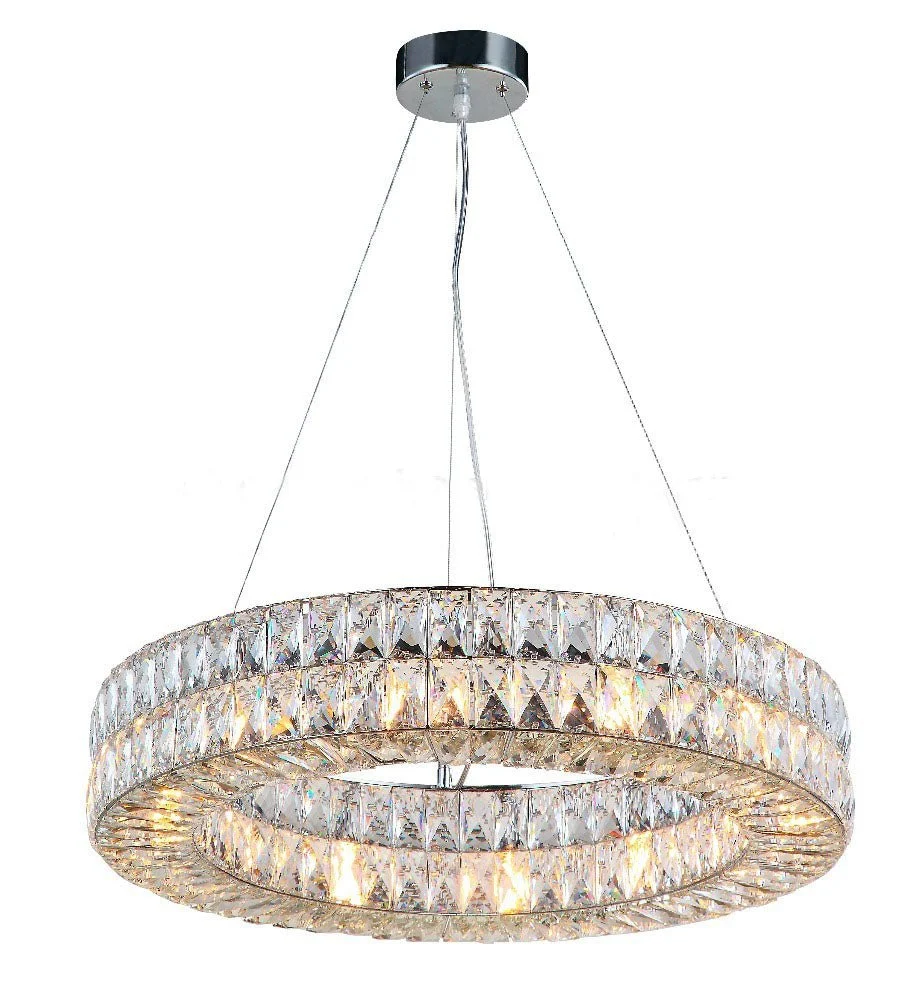Belysning LED K9 Krystal Lysekrone Luster Moderne Lysekroner Lys Belysning Stue Lysekroner ATY Home Decor