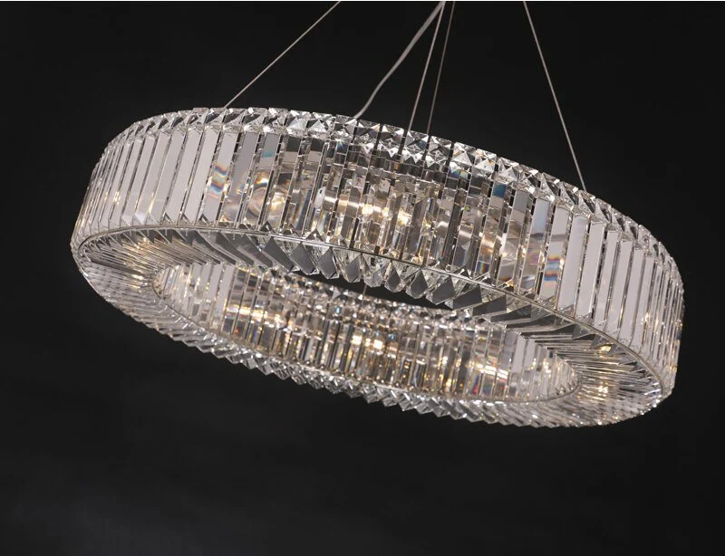 Belysning LED K9 Krystal Lysekrone Luster Moderne Lysekroner Lys Belysning Stue Lysekroner ATY Home Decor