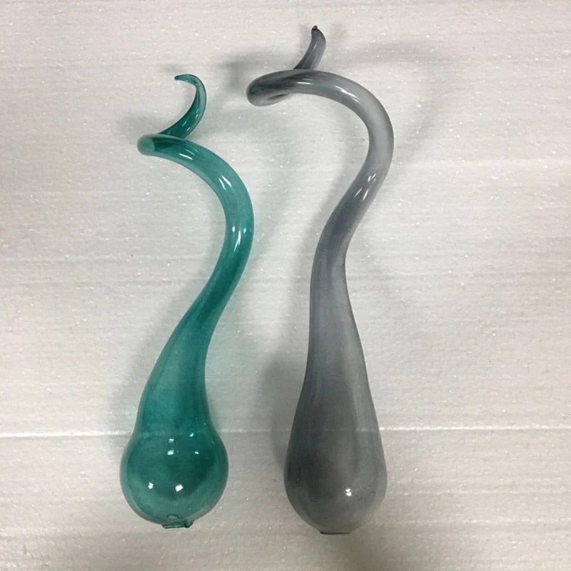 Luksus LED håndblæst glas lysekroner til stuen ATY Home Decor