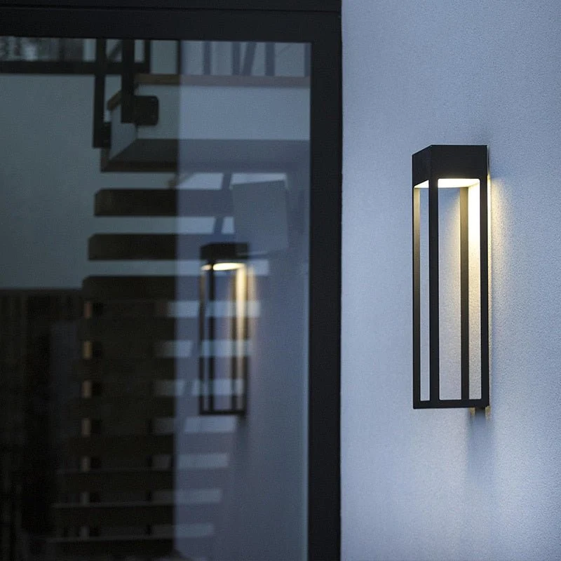 Moderne LED væglampe Udendørsbelysning Havelys Vandtæt 5W Sensor Væglamper Terrasse Balkon Væglampe Gadelampe ATY Home Decor