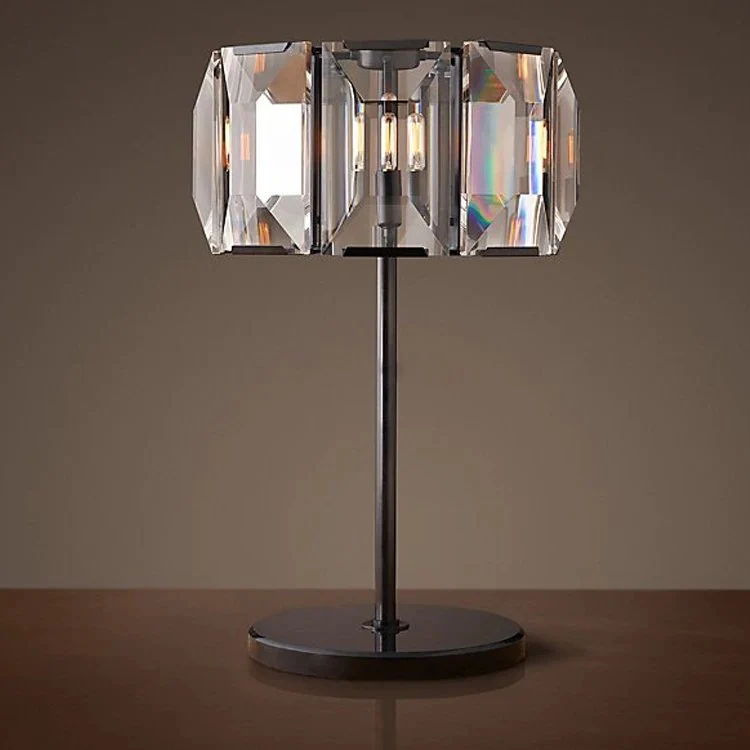 Moderne Vintage K9 Krystal Belysning Bordlampe Skrivebordslamper til Home Hotel Sengeværelse Indretning ATY Home Decor