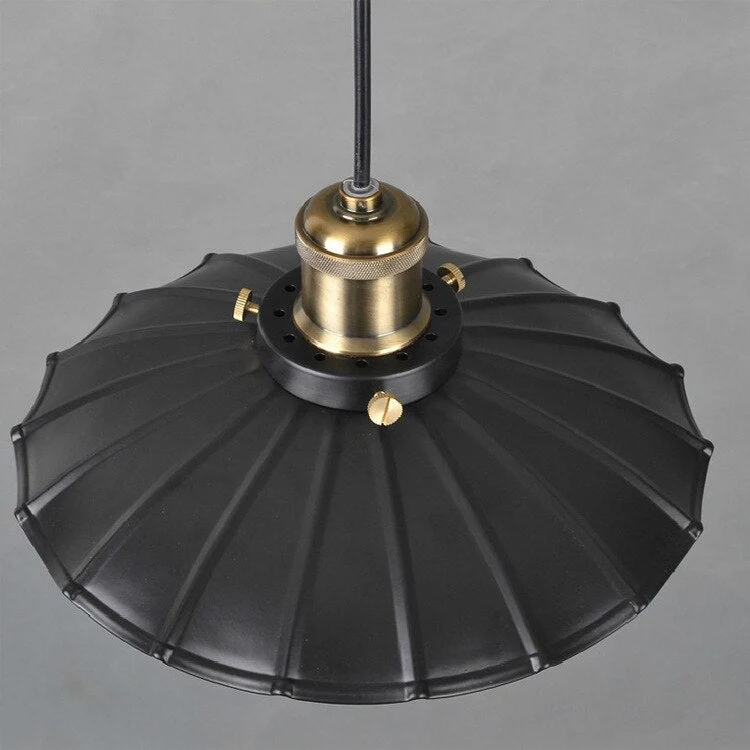 Pendel Lampeskærm Metal Industriel Belysning Retro Til Køkken Stald Spisestue Indretning E27 Rust Jern Finish ATY Home Decor