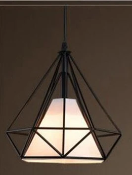 Pendellamper, moderne farverigt fuglebur LED køkkenlys Køkkenø hængelampe ramme Hanglamp belysningsarmatur ATY Home Decor