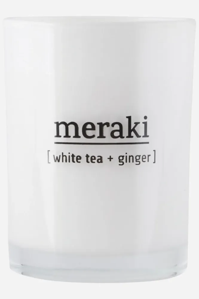 Meraki - Duftlys - White Tea & Ginger 6,7 cm