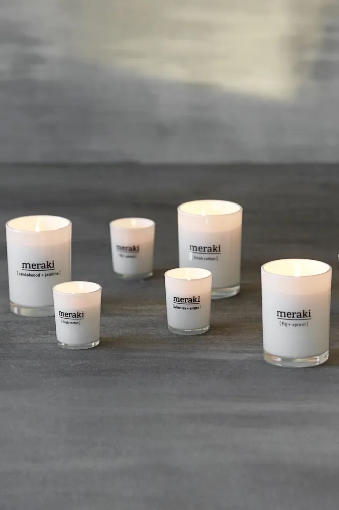 Meraki - Duftlys - White Tea & Ginger 6,7 cm