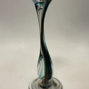 Holmegaard Royal Copenhagen Glas Lysestage af Per Lutken i 1991 No. 3565