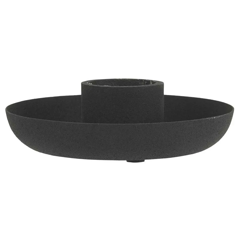 Ib Laursen sort Lysestage metal Ø3,8cm