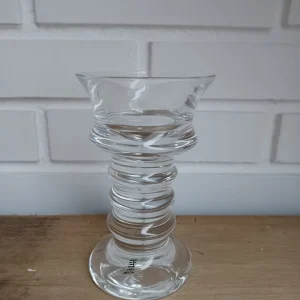 Sea Glasbruk. Lysestage til bloklys 14 cm.