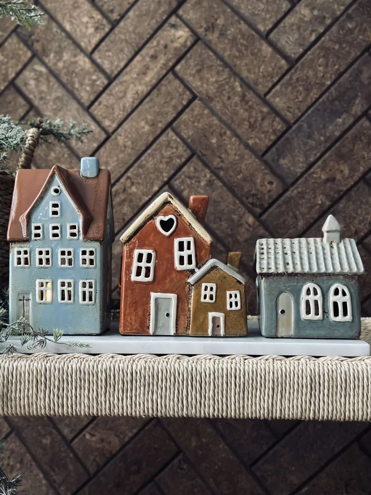Lyshus keramik - Duset blå