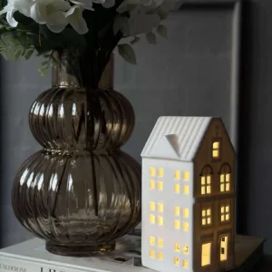 Lyshus med led - Porcelæn