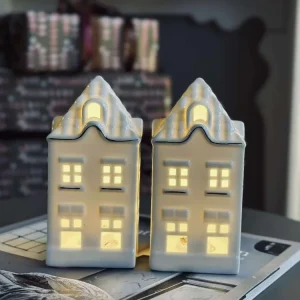 Lyshus med led - Porcelæn