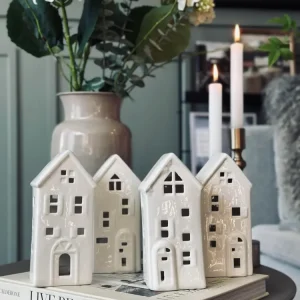 Lyshus med led - WHITE MIX