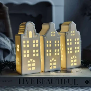 Lyshus med led - WHITE MIX