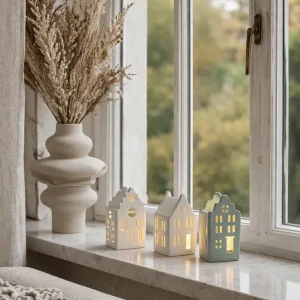 Lyshuse med led - Sæt med 3 huse