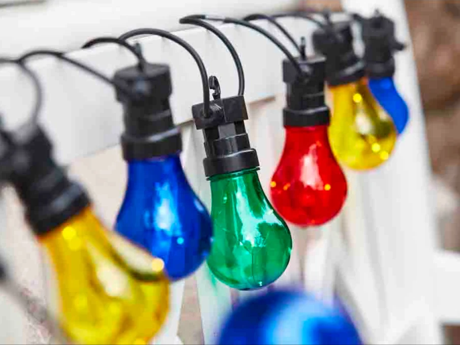 Celebrate Outdoor LED light chain 9.2 metres. Multifarve