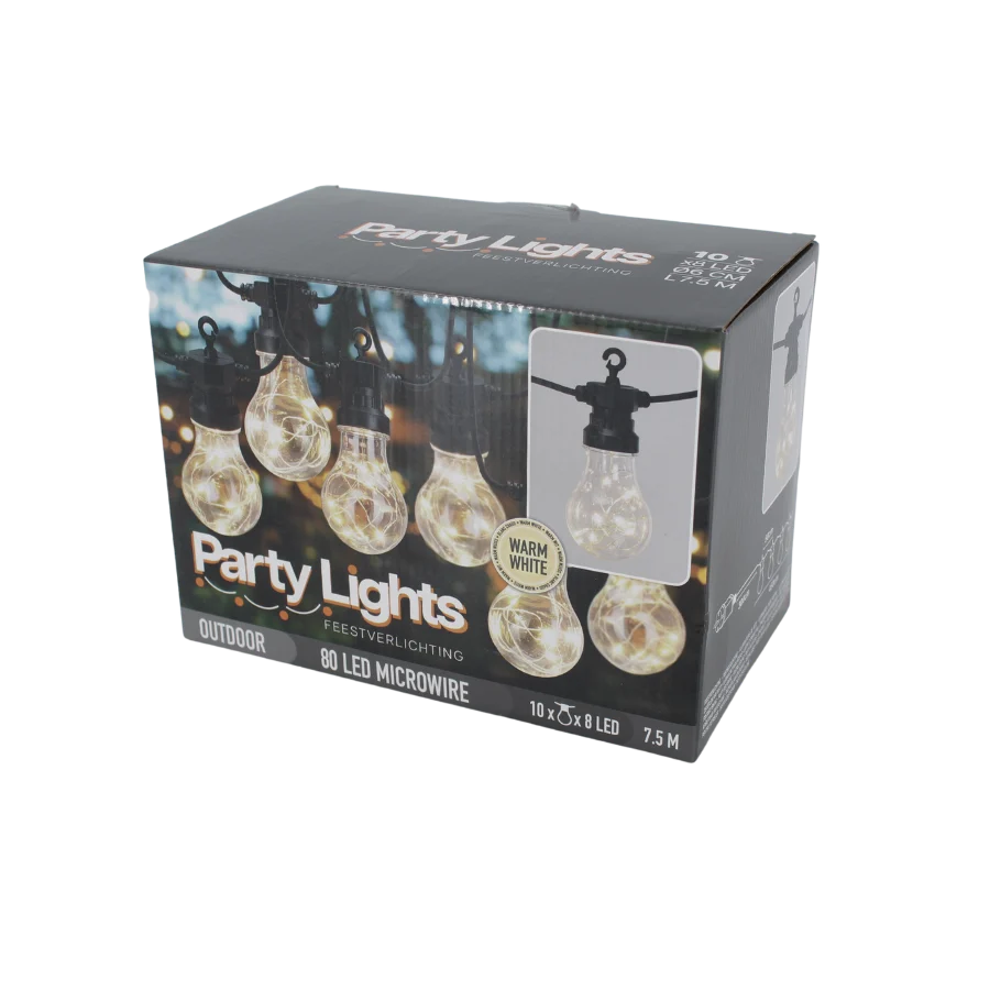 80 LED Festlys.