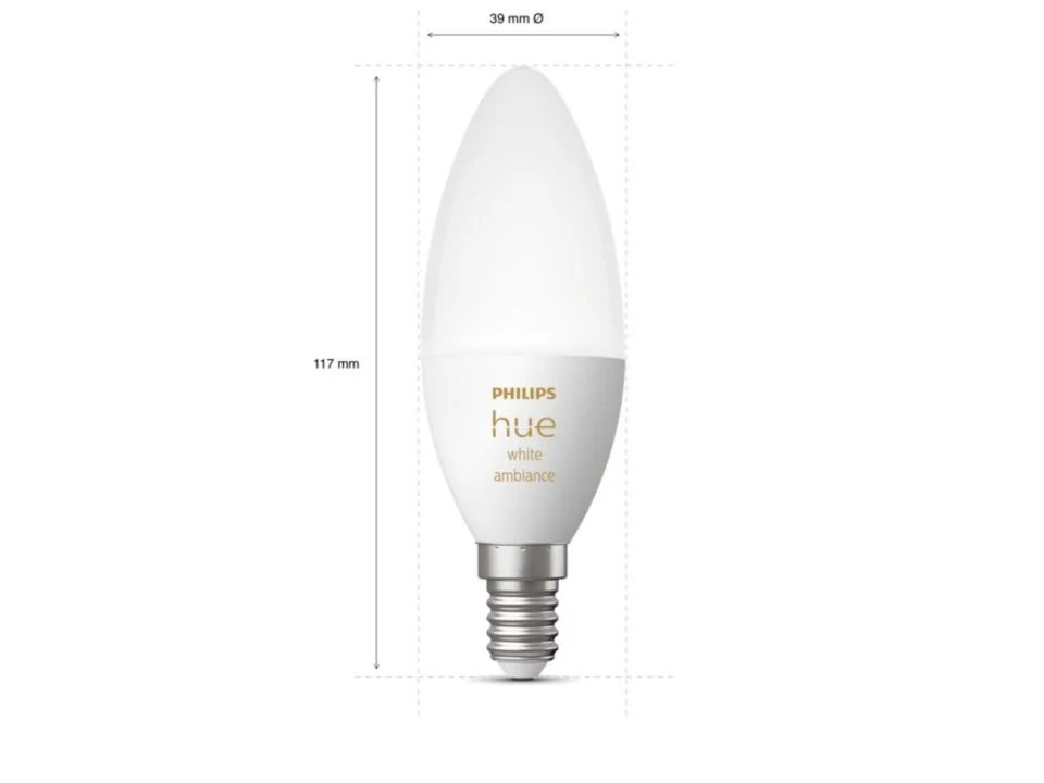 Philips Hue Ambiance Kerte E14 - Lyskilde