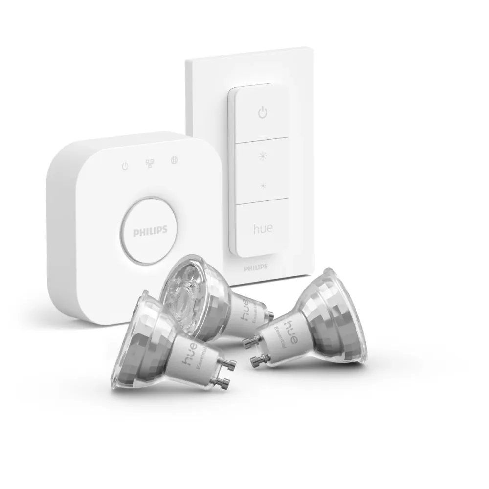 PHILIPS HUE ESSENTIAL 3 STK GU10 STARTSÆT