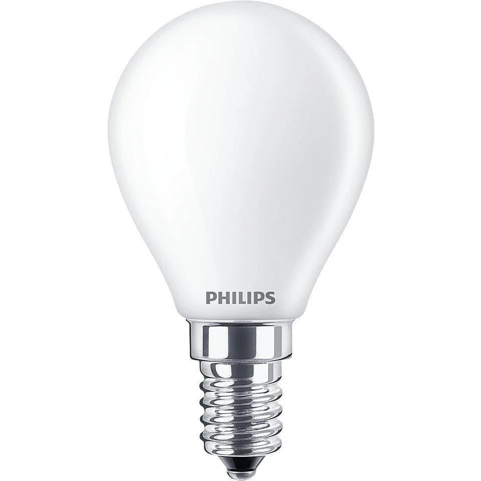 Philips LED Krone Mini E14 – 6,5 W (806 lm, Klar Glas)