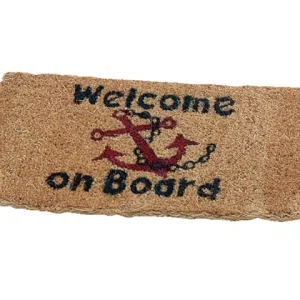 Måtte "Welcome on board" 25x50cm