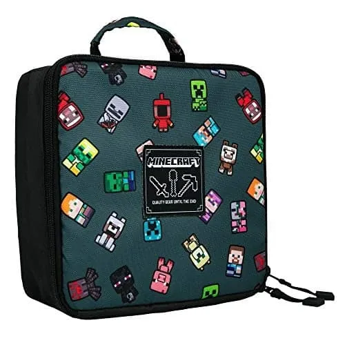 Minecraft Bobble Mobs Lunch Box Grå