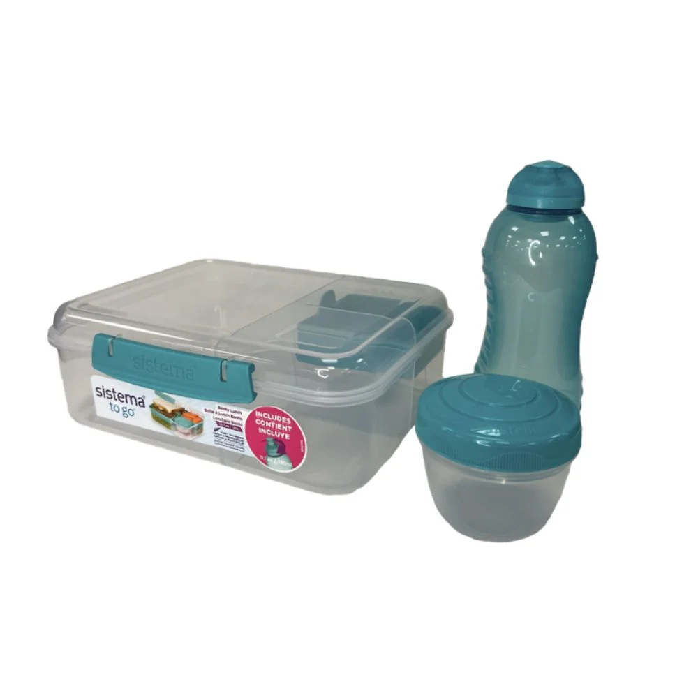 Sistema - Bento Lunch 1.65L med 330ml drikkeflaske