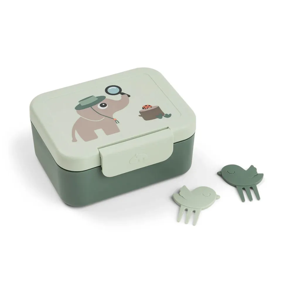 Lille madkasse med snackpicks - Tiny trails - Grøn Done by Deer