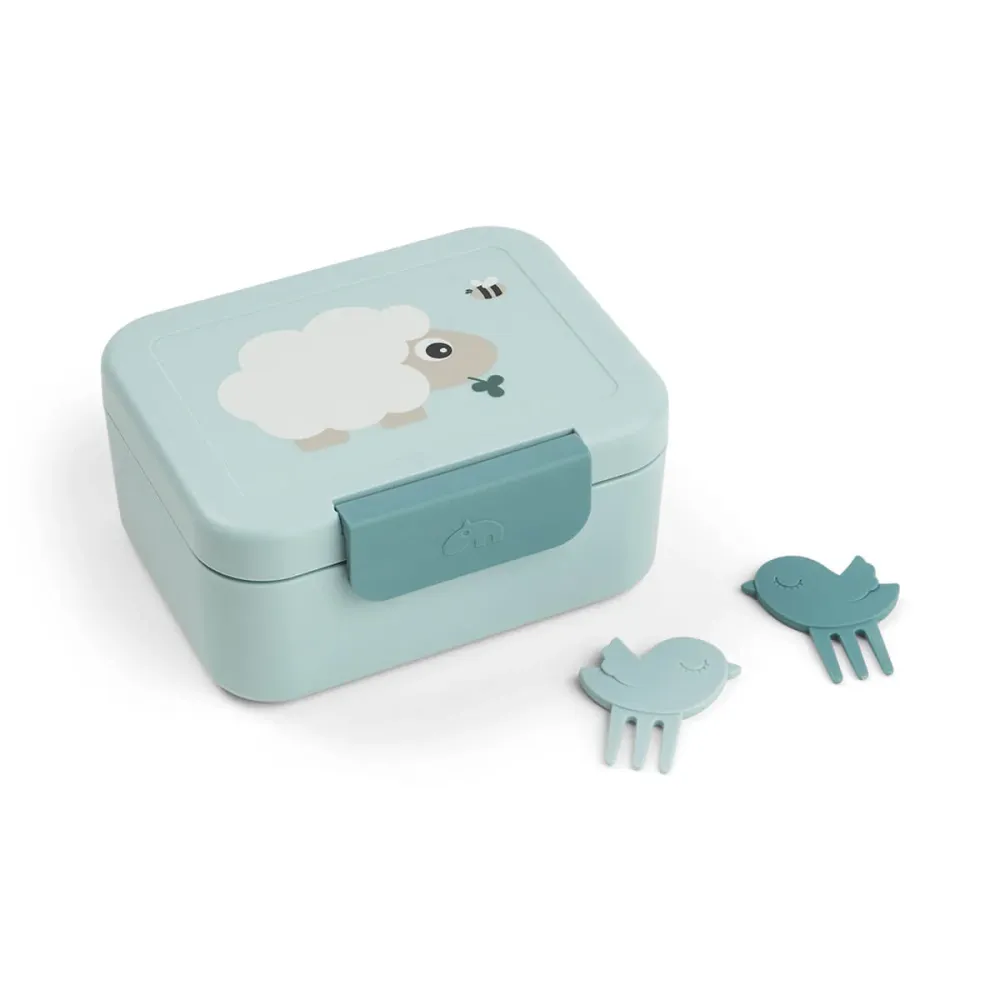 Lille madkasse med snacks - Tiny farm - Blå Done by Deer