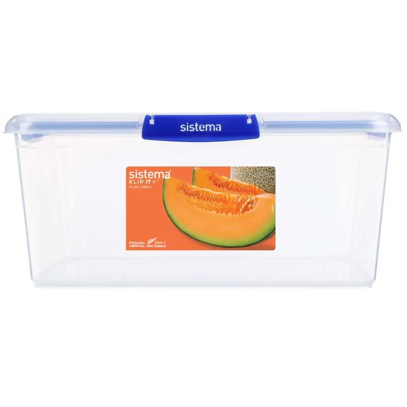 Sistema Madopbevaring - Klip It Plus - Rectangle - 10L - Blå