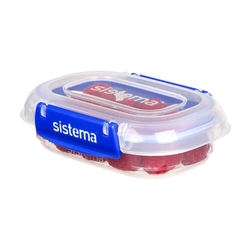 Sistema Madopbevaring - Klip It Plus - Rectangle - 180ml - Blå