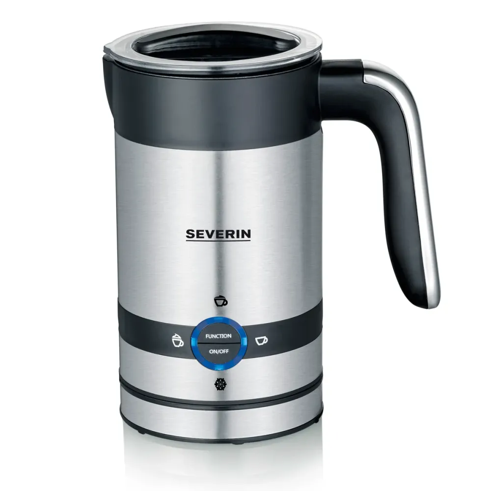 Severin - Mælkeskummer 450 W stål/sort