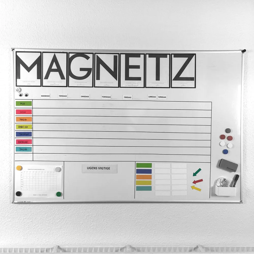 Ugedage - Magnetsæt (7-pak)
