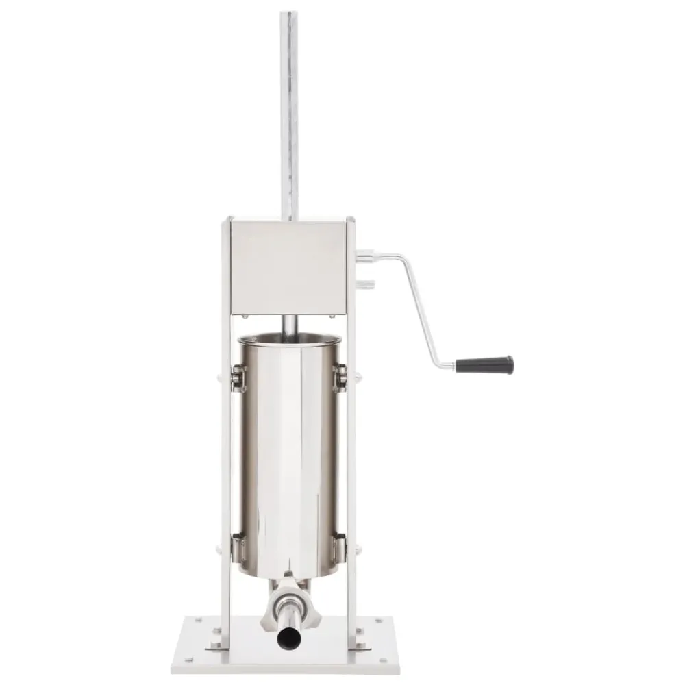 manuel pølsestopper 5 l rustfrit alloy sølvfarvet