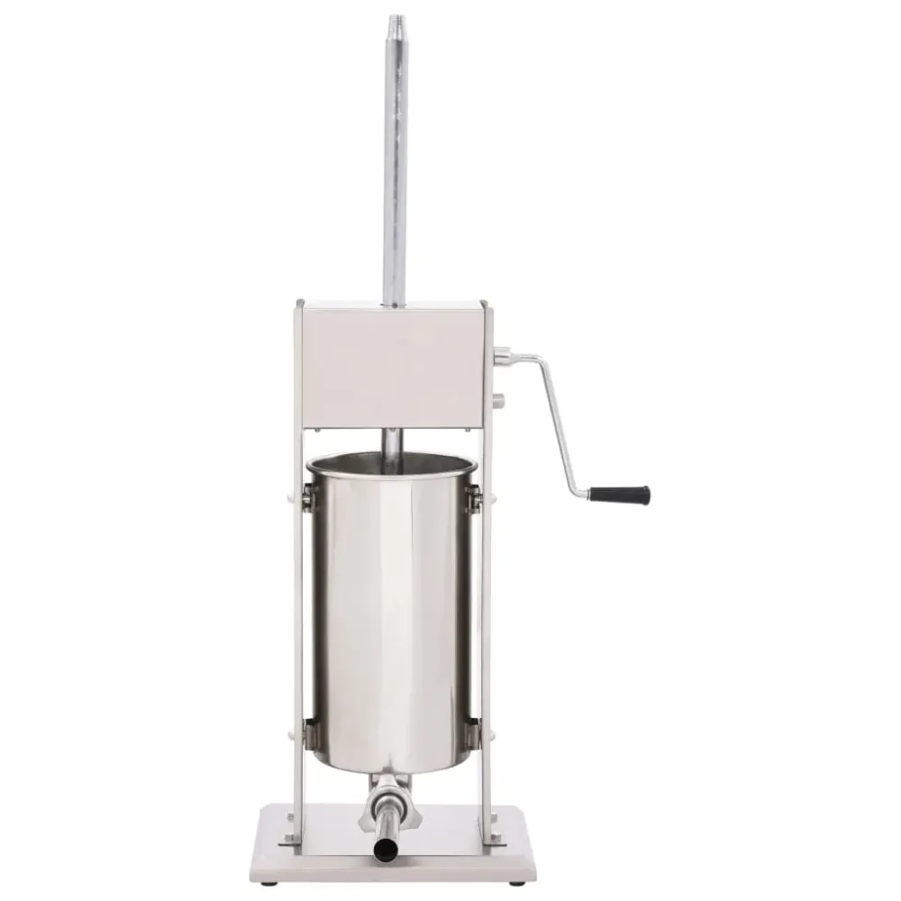 manuel pølsestopper 15 l rustfrit hardened sølvfarvet