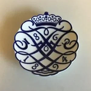 Royal Copenhagen mindeplatte fra 1894 RC-CM3