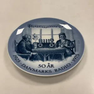 Royal Copenhagen Mindeplatte 50 året Danmarks Radio 1925 - 1975