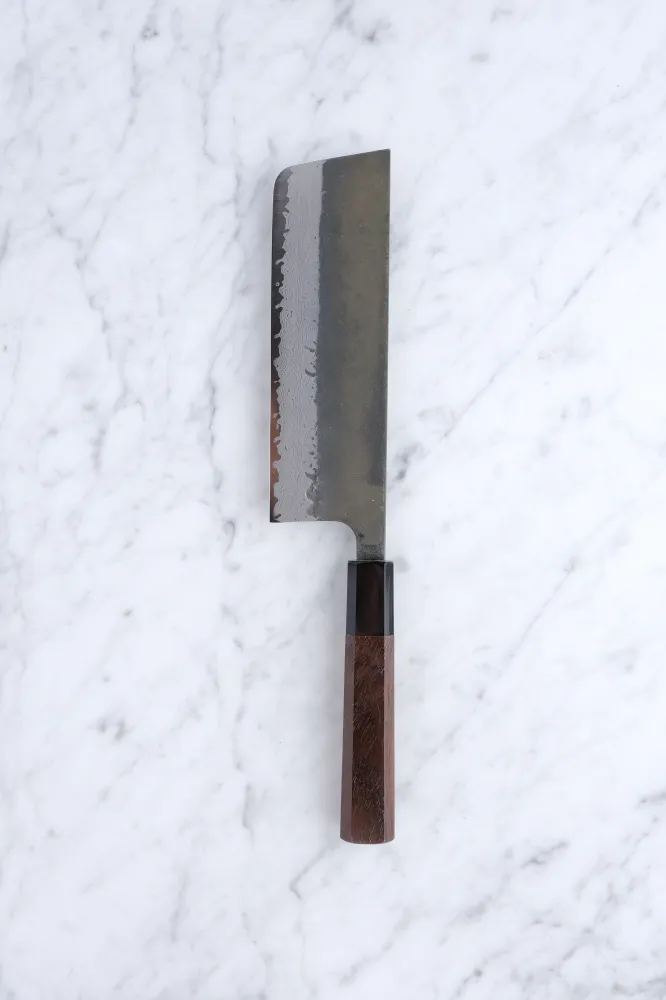 Hatsukokoro Shinkiro Aogami Super Valnød - 165 mm Nakiri