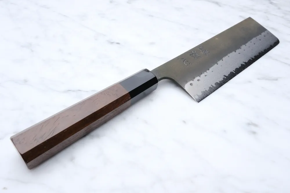 Hatsukokoro Shinkiro Aogami Super Valnød - 165 mm Nakiri