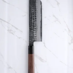 Mutsumi Hinoura Ajikataya Shirogami #2 - 180 mm Nakiri