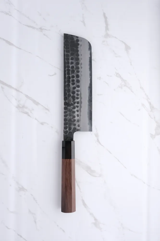 Mutsumi Hinoura Ajikataya Shirogami #2 - 180 mm Nakiri