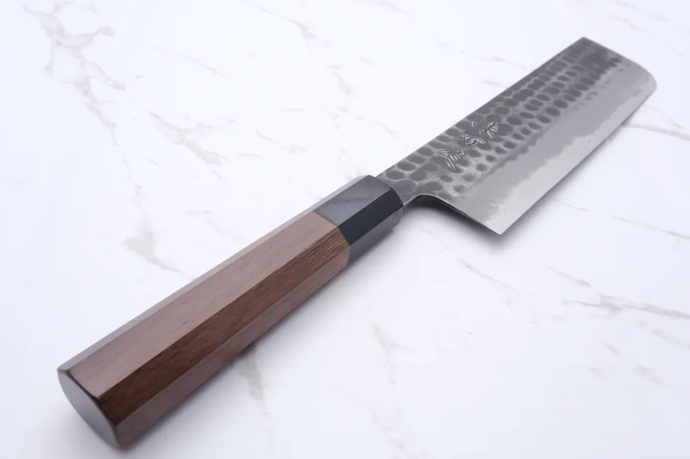 Mutsumi Hinoura Ajikataya Shirogami #2 - 180 mm Nakiri