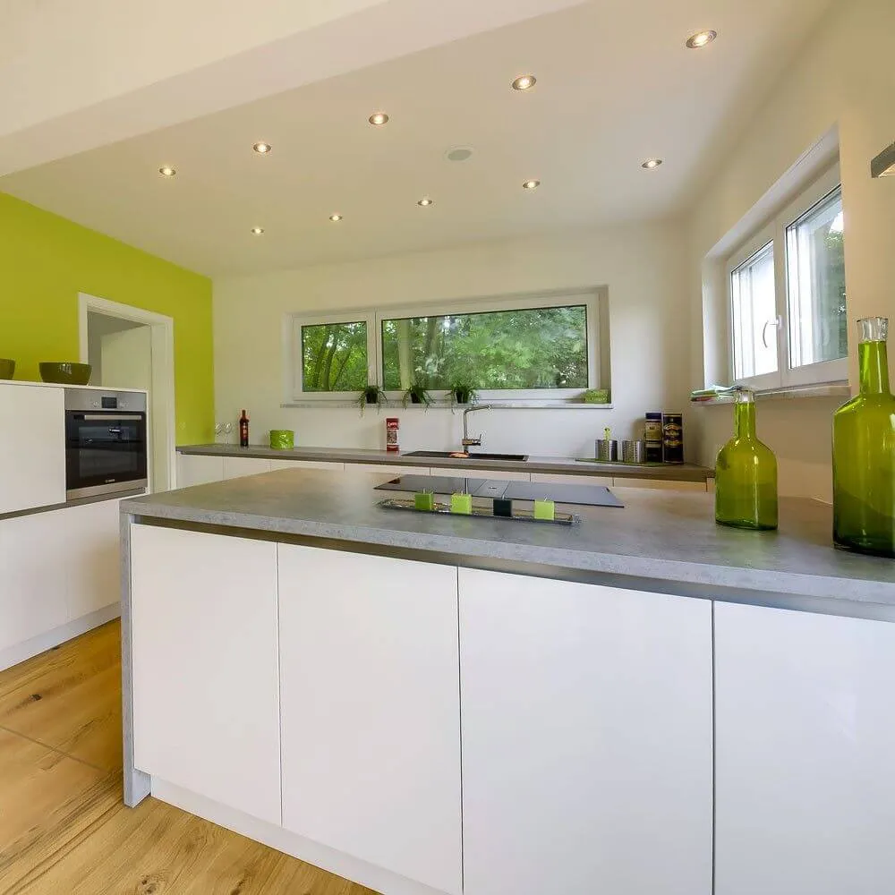 s.luce GU10 indbygget spotlight True, drejelig, 230 V, mat aluminium